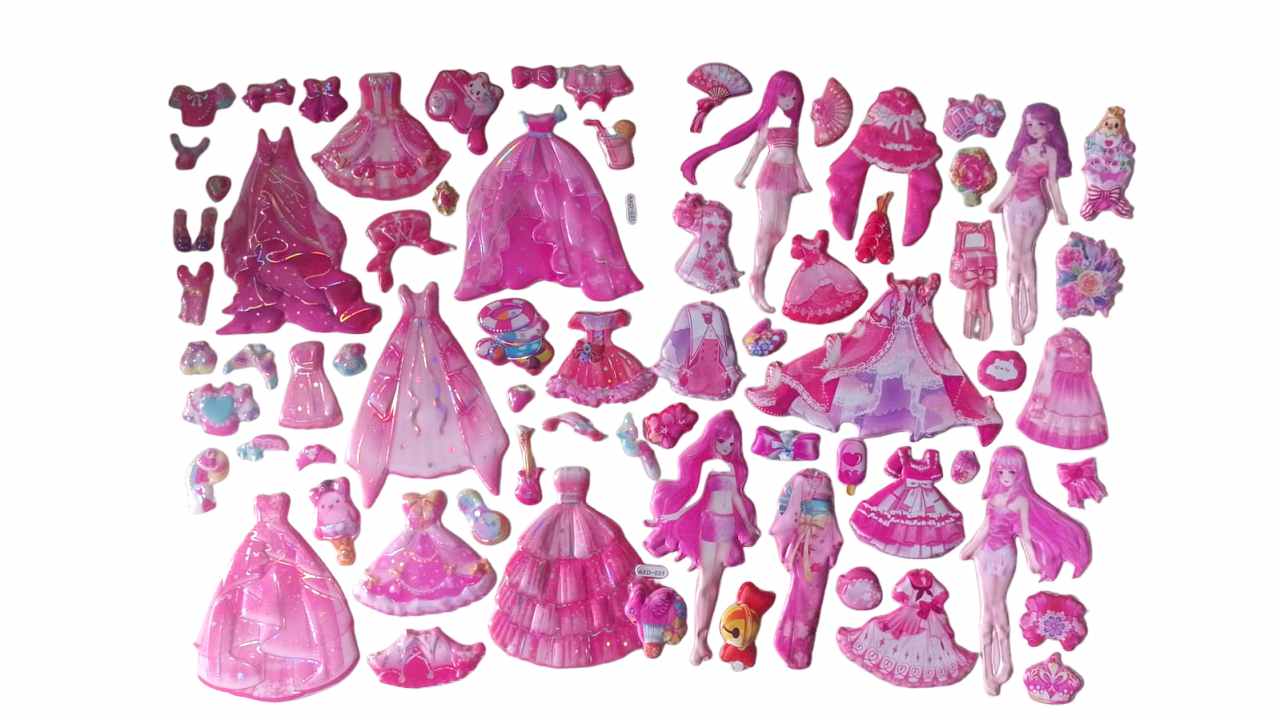 ADESIVOS BONECAS E ROUPINHAS
